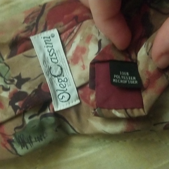 Oleg Cassini 100% Polyester Floral Tie – Pre-owned, Excellent Condition - Picture 6 of 7